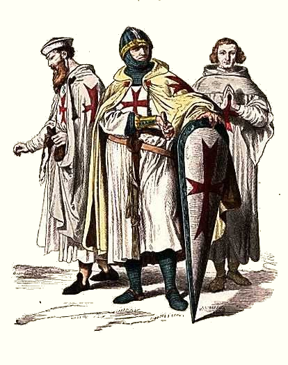 Os 3 tipos de templários, o servidor, o cavaleiro e o clérigo